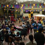 Patio central de la Feria Medieval en Magallanes, año 2018.